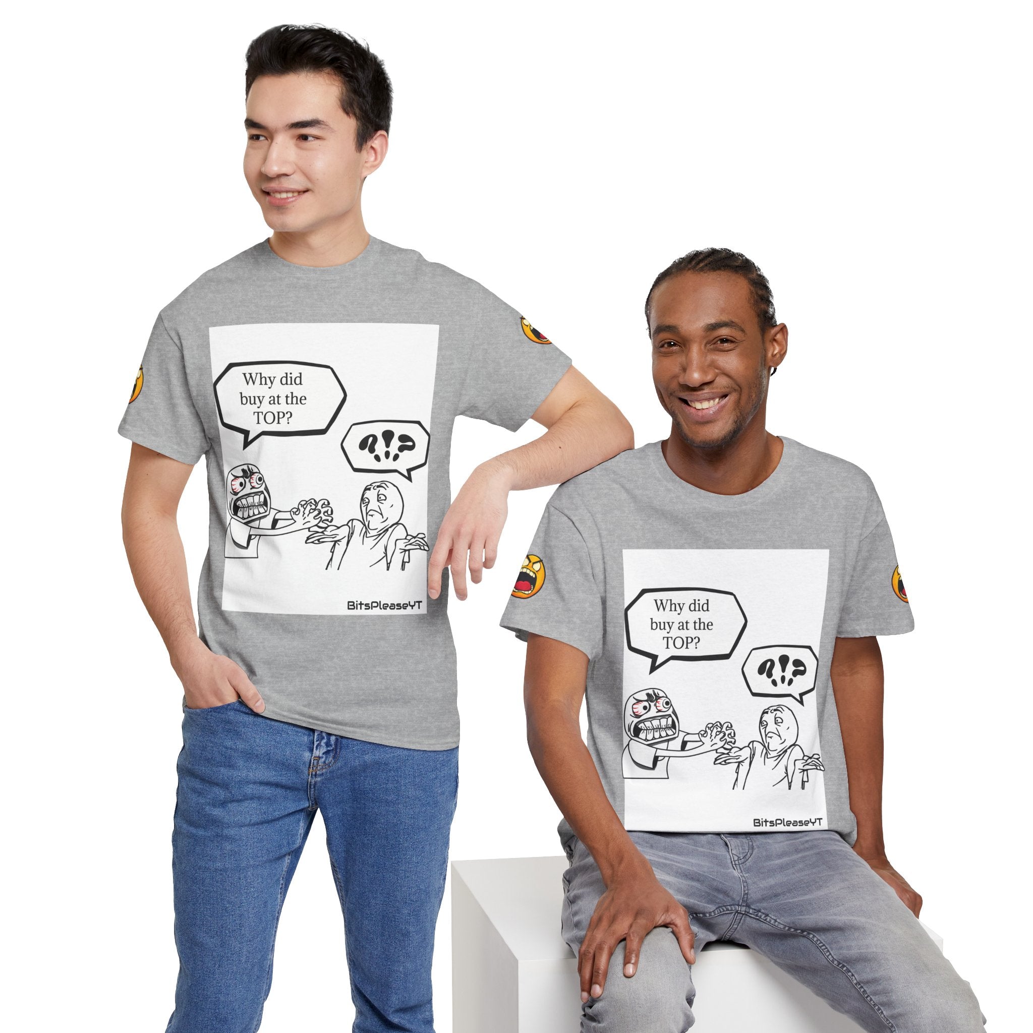 Meme T-Shirt Collection Created by Bits Please, Heavy Cotton Tee, Unisex