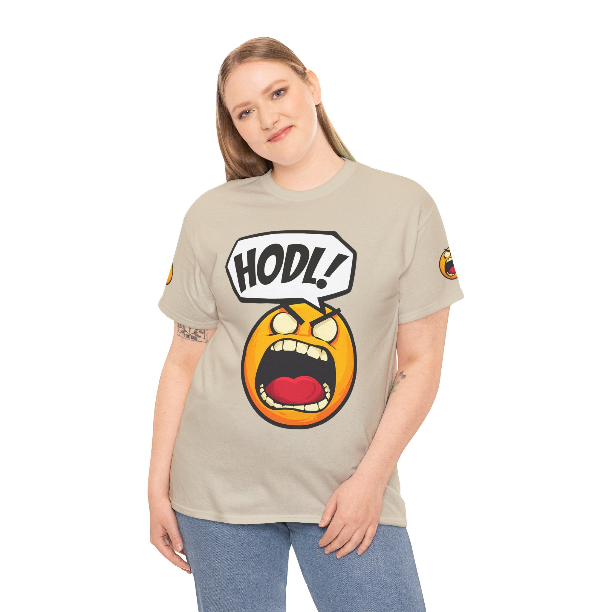 Bits Please HODL Collection, Heavy Cotton Tee, Unisex