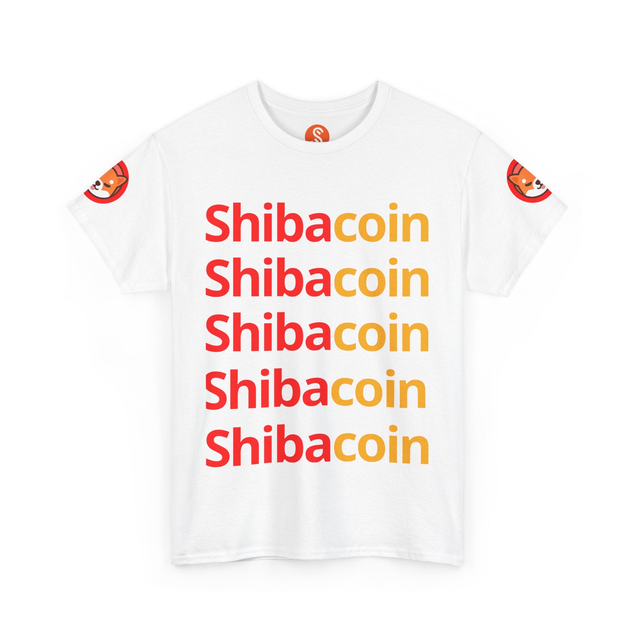 Official SHIC Unisex Heavy Cotton Tee | Crypto Fan Shirt, Doge Coin Tee, Casual Wear, Gift for Crypto Enthusiasts, Unique T-Shirt
