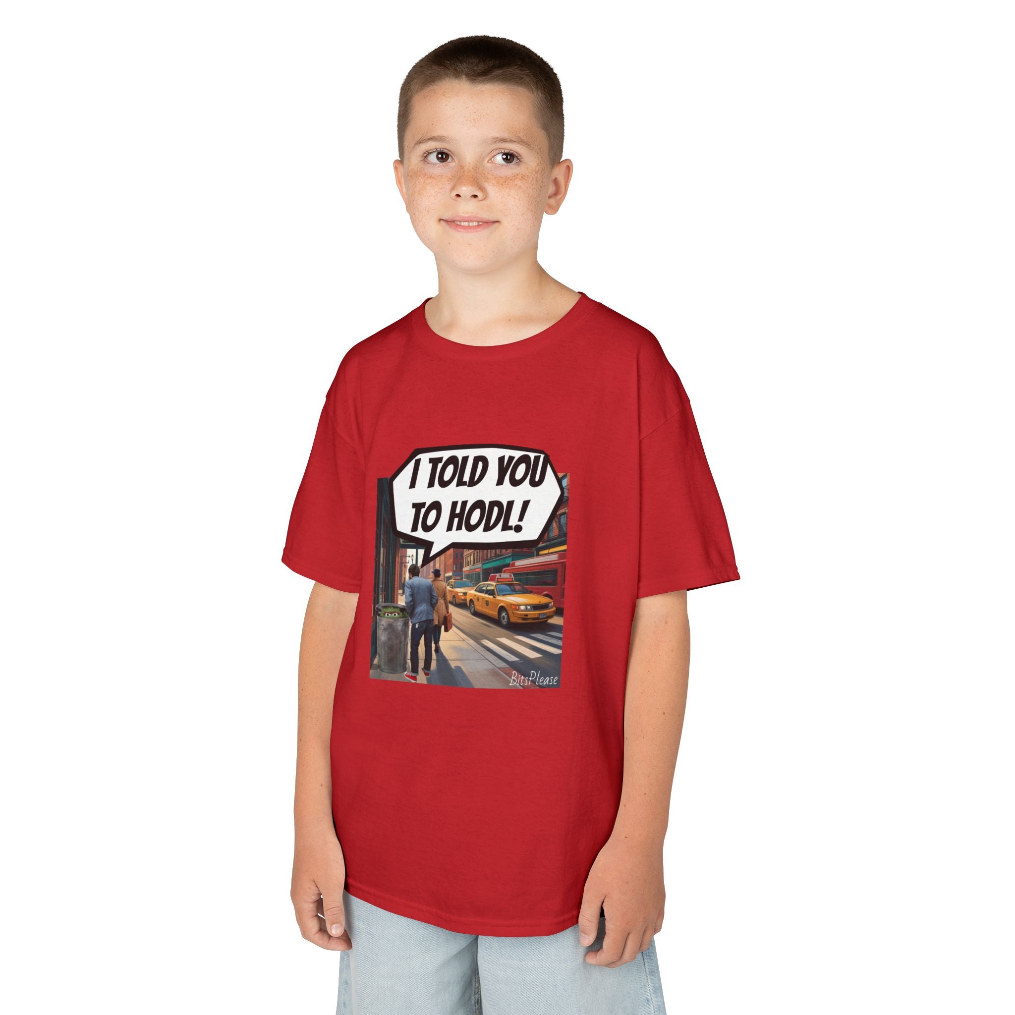 Bits Please Tee, Quirky T-Shirt for Crypto Children