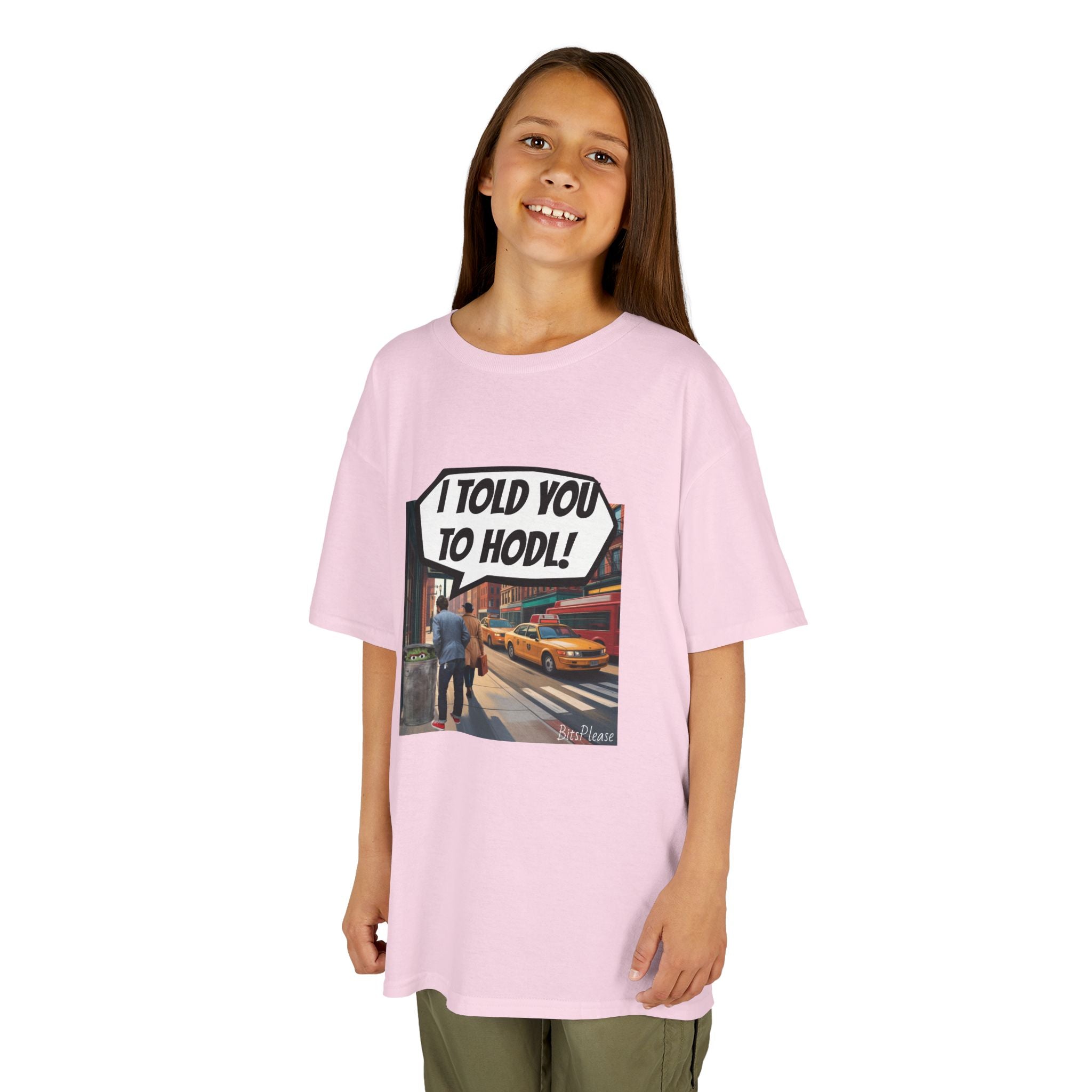 Bits Please Tee, Quirky T-Shirt for Crypto Children
