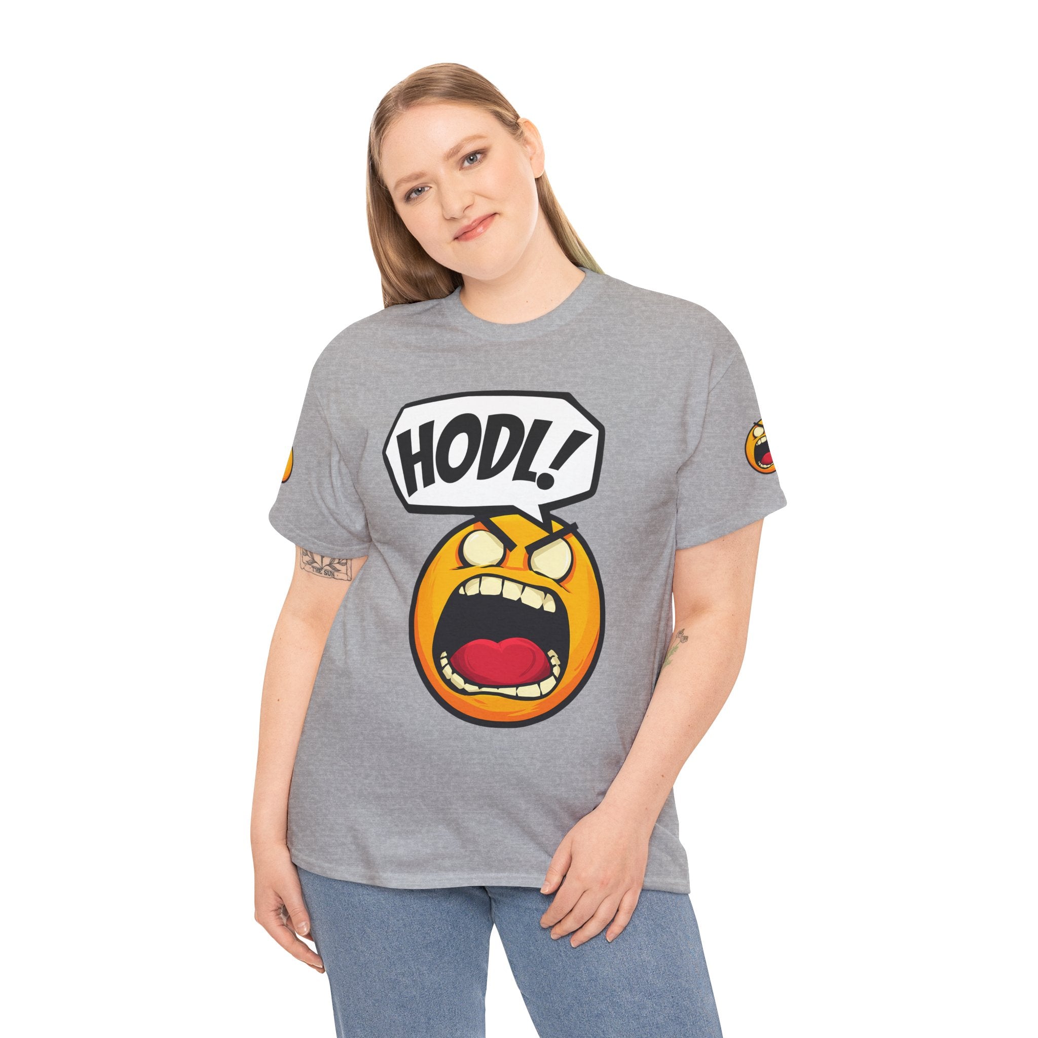 Bits Please HODL Collection, Heavy Cotton Tee, Unisex