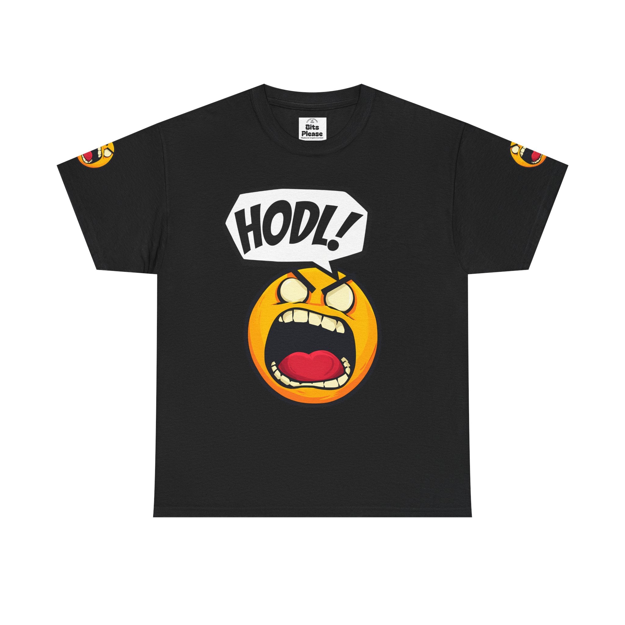 Bits Please HODL Collection, Heavy Cotton Tee, Unisex