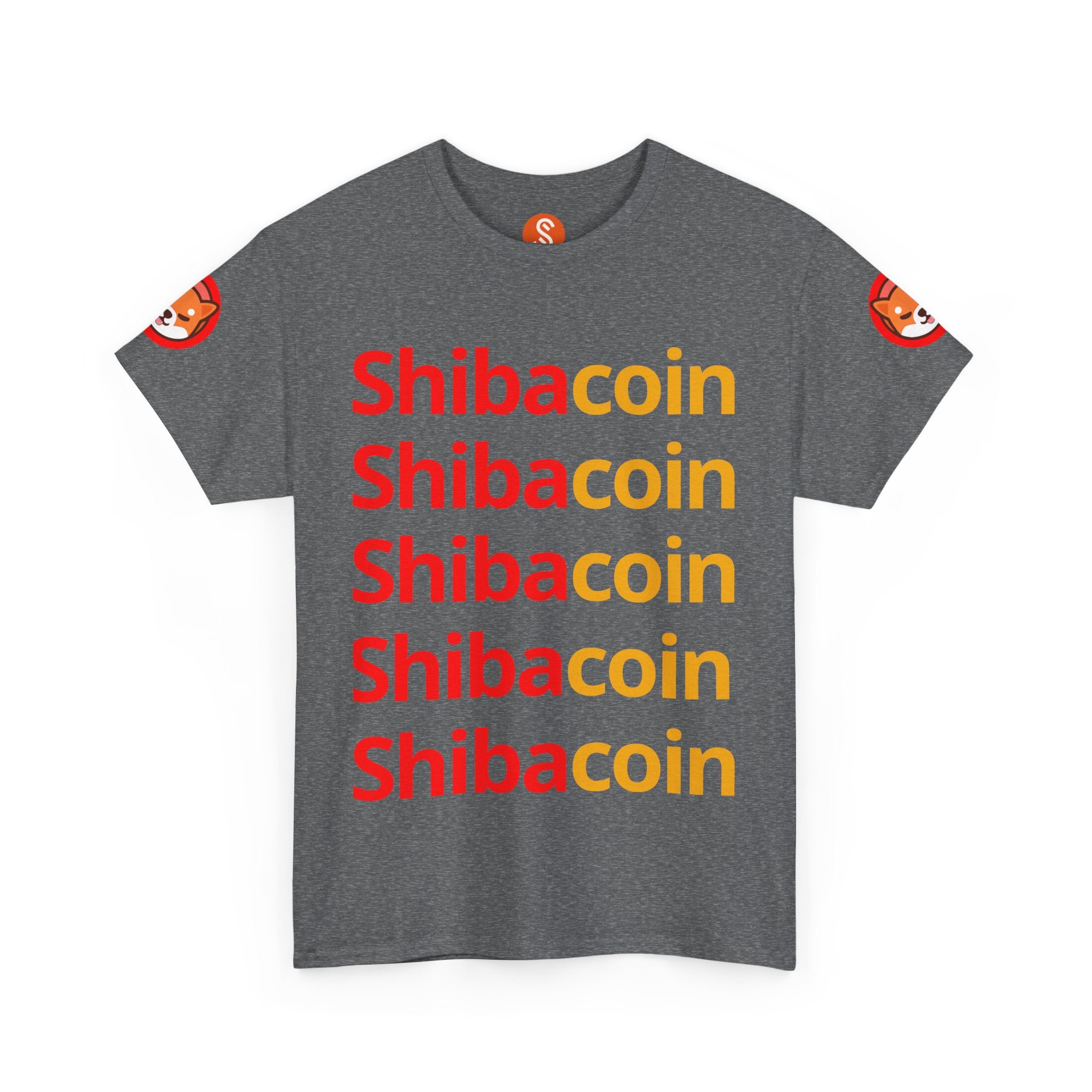 Official SHIC Unisex Heavy Cotton Tee | Crypto Fan Shirt, Doge Coin Tee, Casual Wear, Gift for Crypto Enthusiasts, Unique T-Shirt