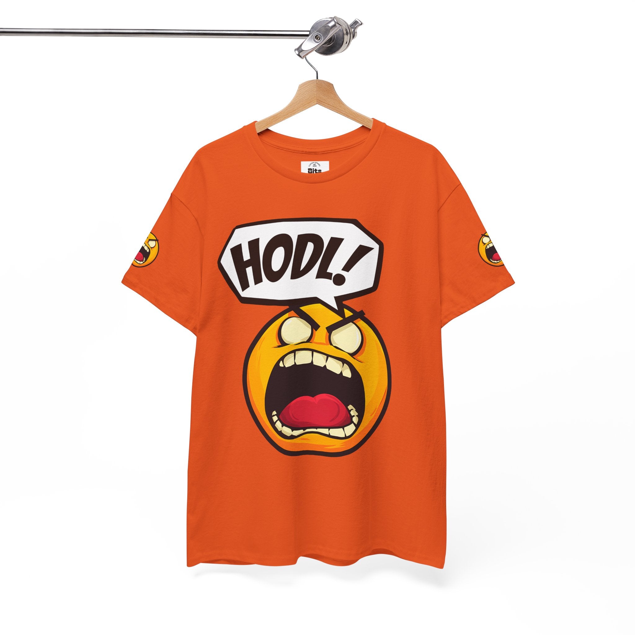 Bits Please HODL Collection, Heavy Cotton Tee, Unisex