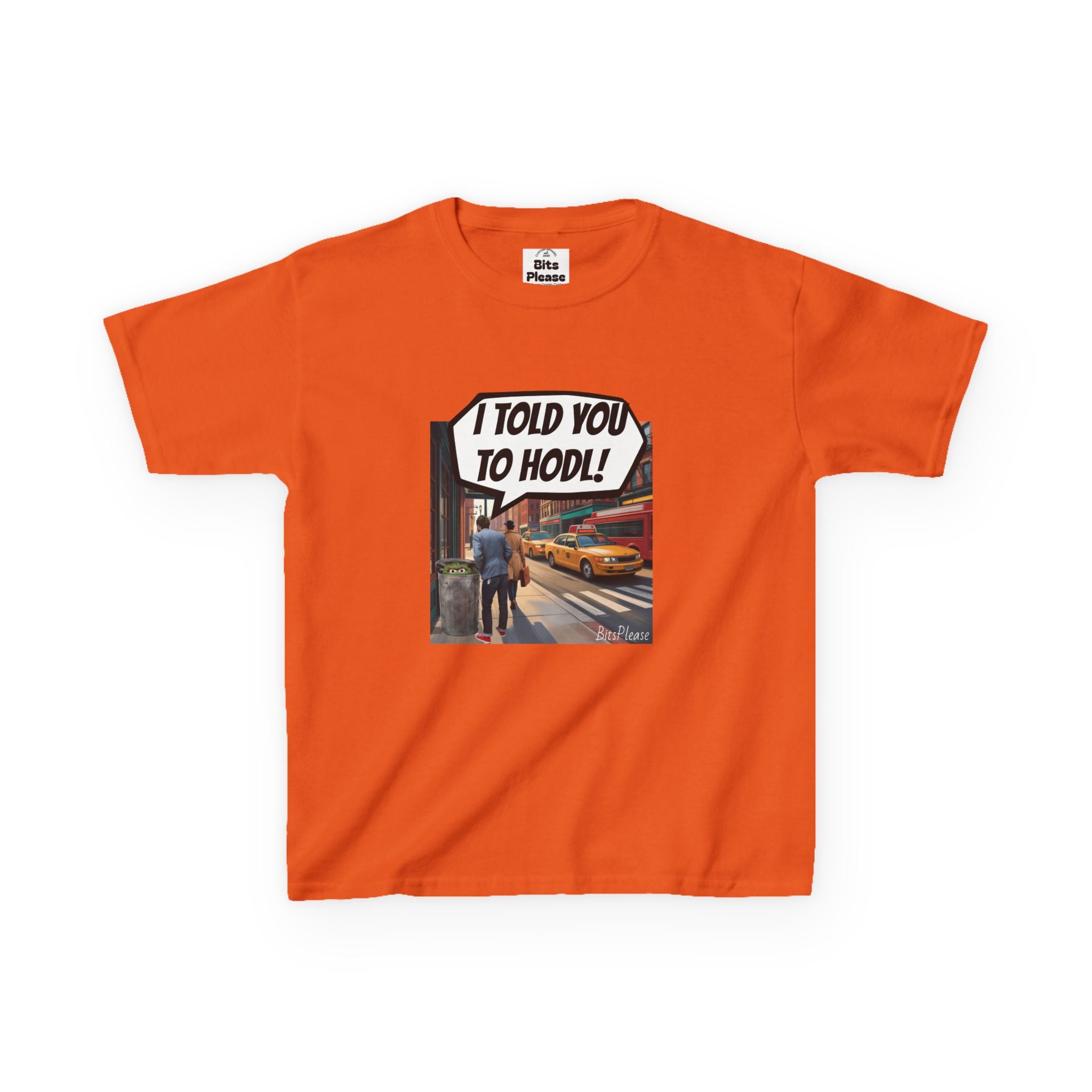 Bits Please Tee, Quirky T-Shirt for Crypto Children