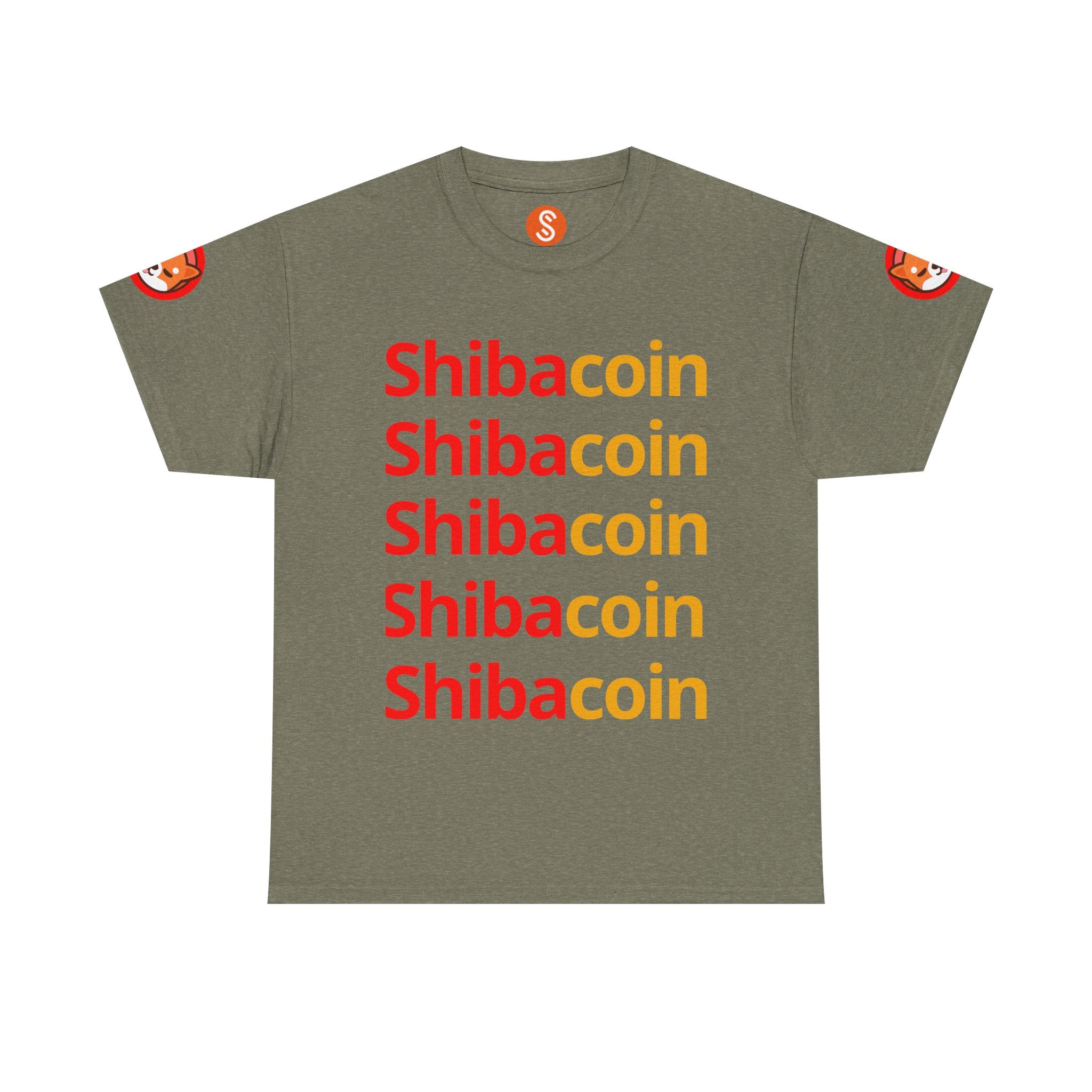 Official SHIC Unisex Heavy Cotton Tee | Crypto Fan Shirt, Doge Coin Tee, Casual Wear, Gift for Crypto Enthusiasts, Unique T-Shirt