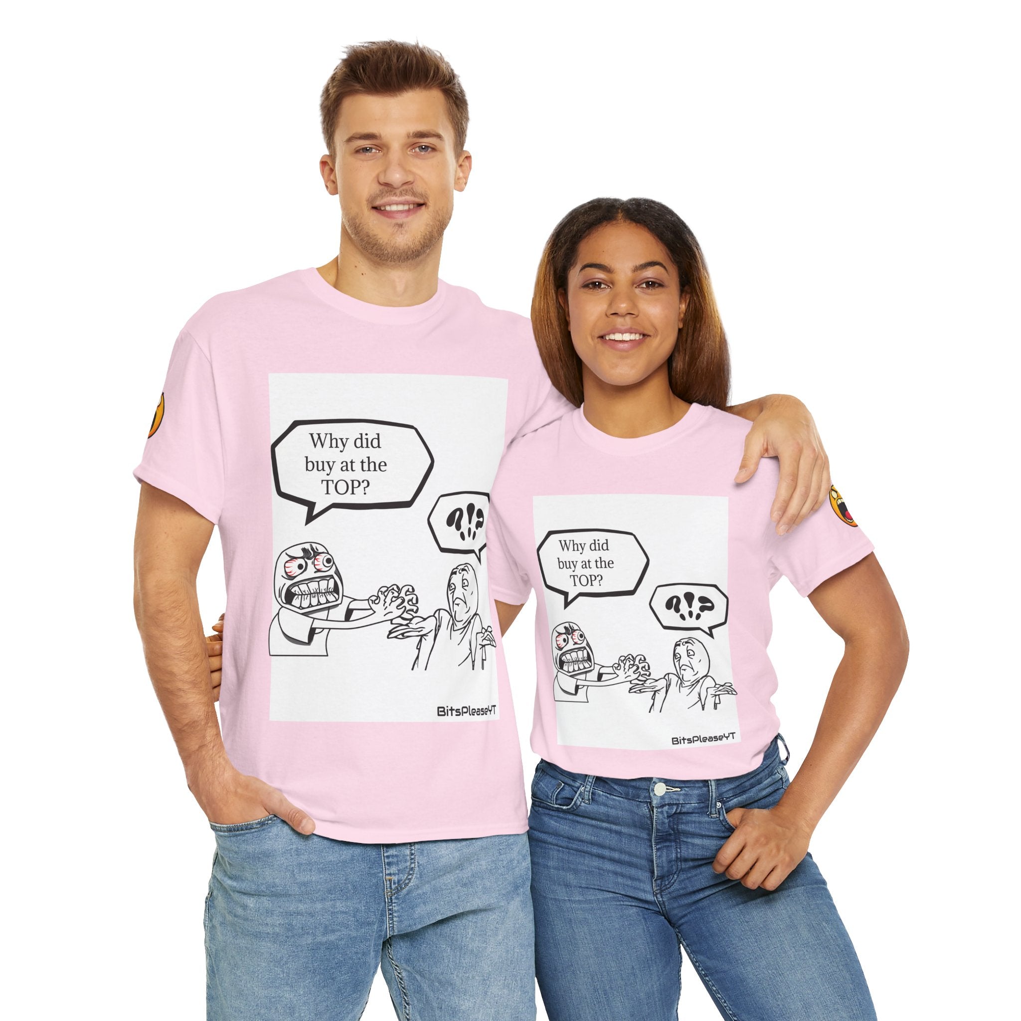 Meme T-Shirt Collection Created by Bits Please, Heavy Cotton Tee, Unisex