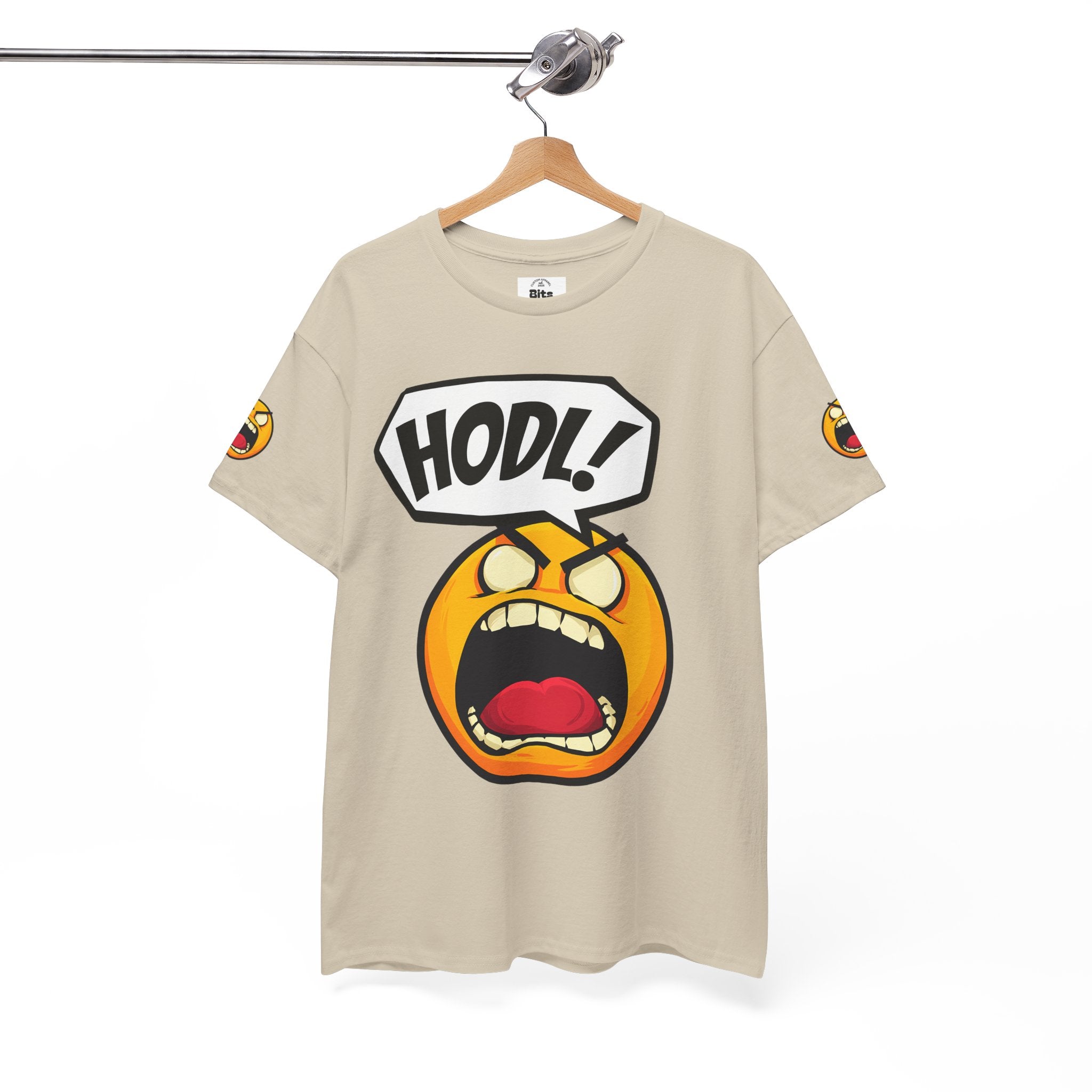 Bits Please HODL Collection, Heavy Cotton Tee, Unisex