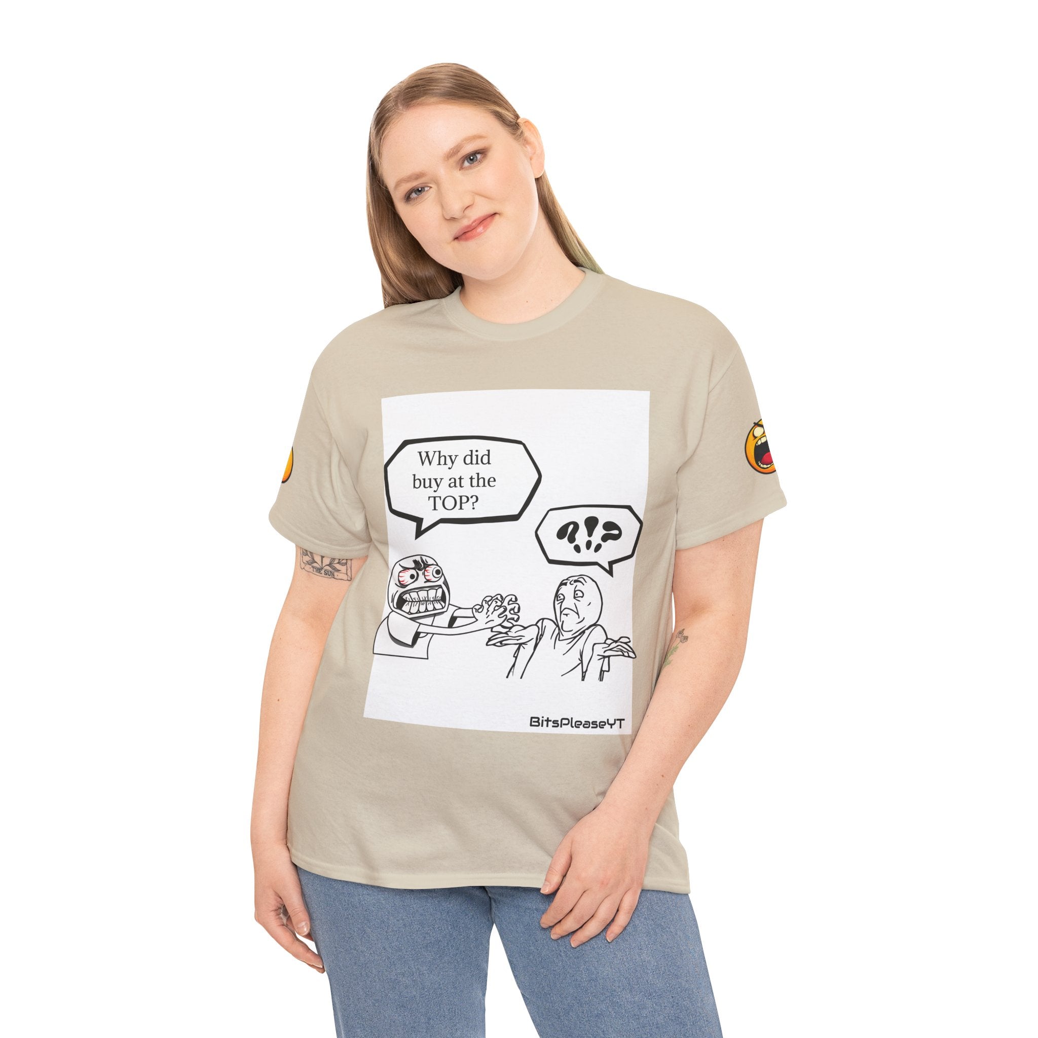 Meme T-Shirt Collection Created by Bits Please, Heavy Cotton Tee, Unisex