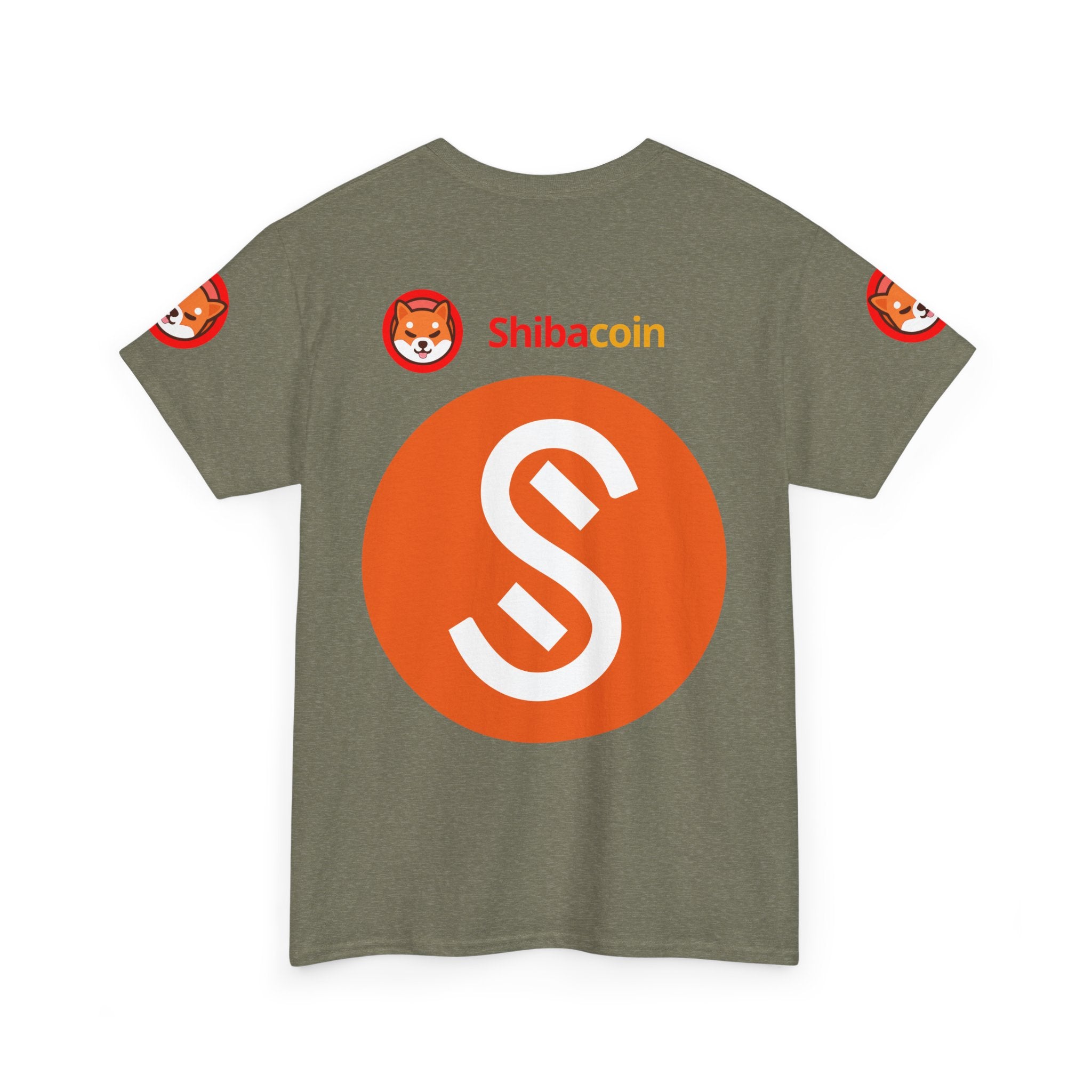 Official SHIC Unisex Heavy Cotton Tee | Crypto Fan Shirt, Doge Coin Tee, Casual Wear, Gift for Crypto Enthusiasts, Unique T-Shirt