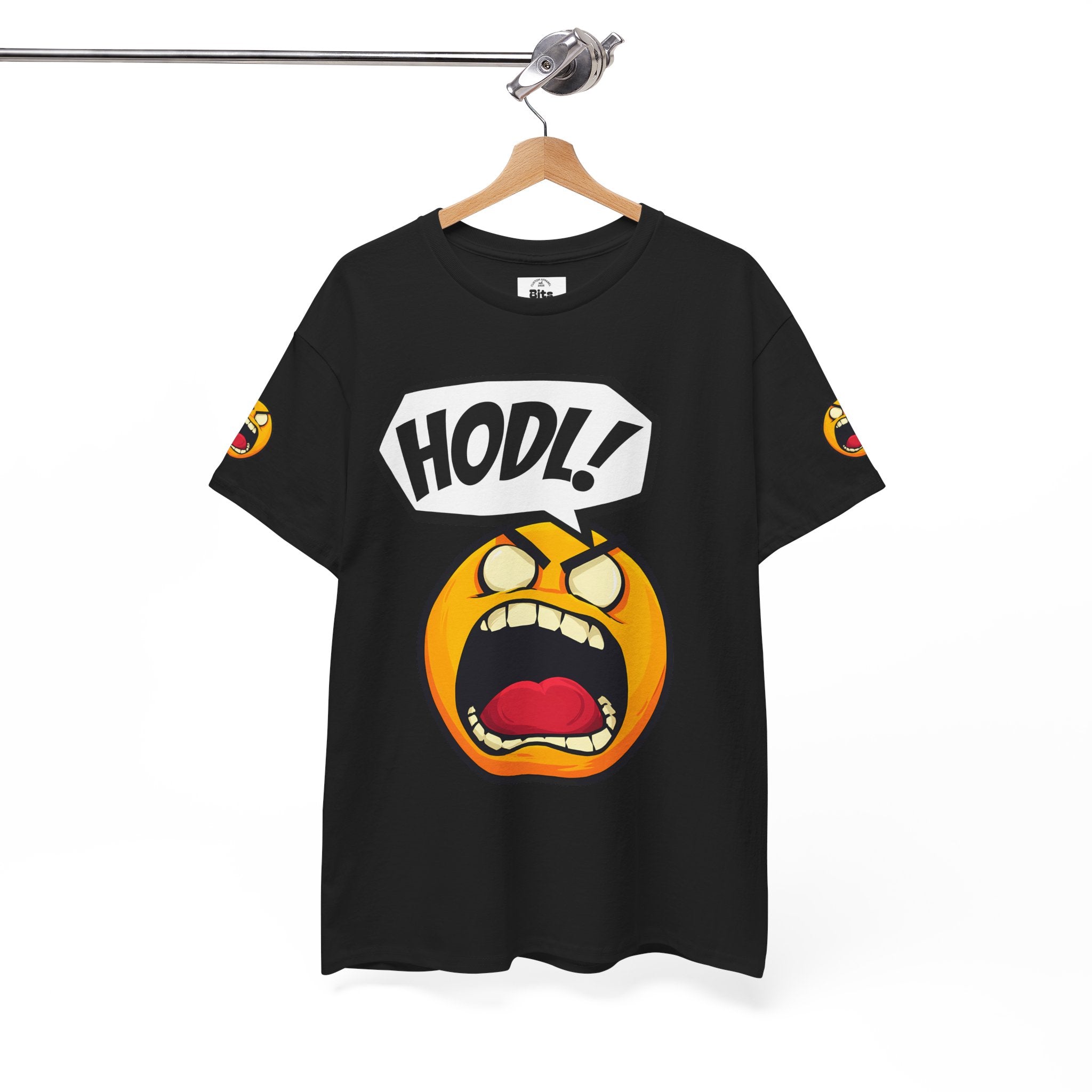 Bits Please HODL Collection, Heavy Cotton Tee, Unisex