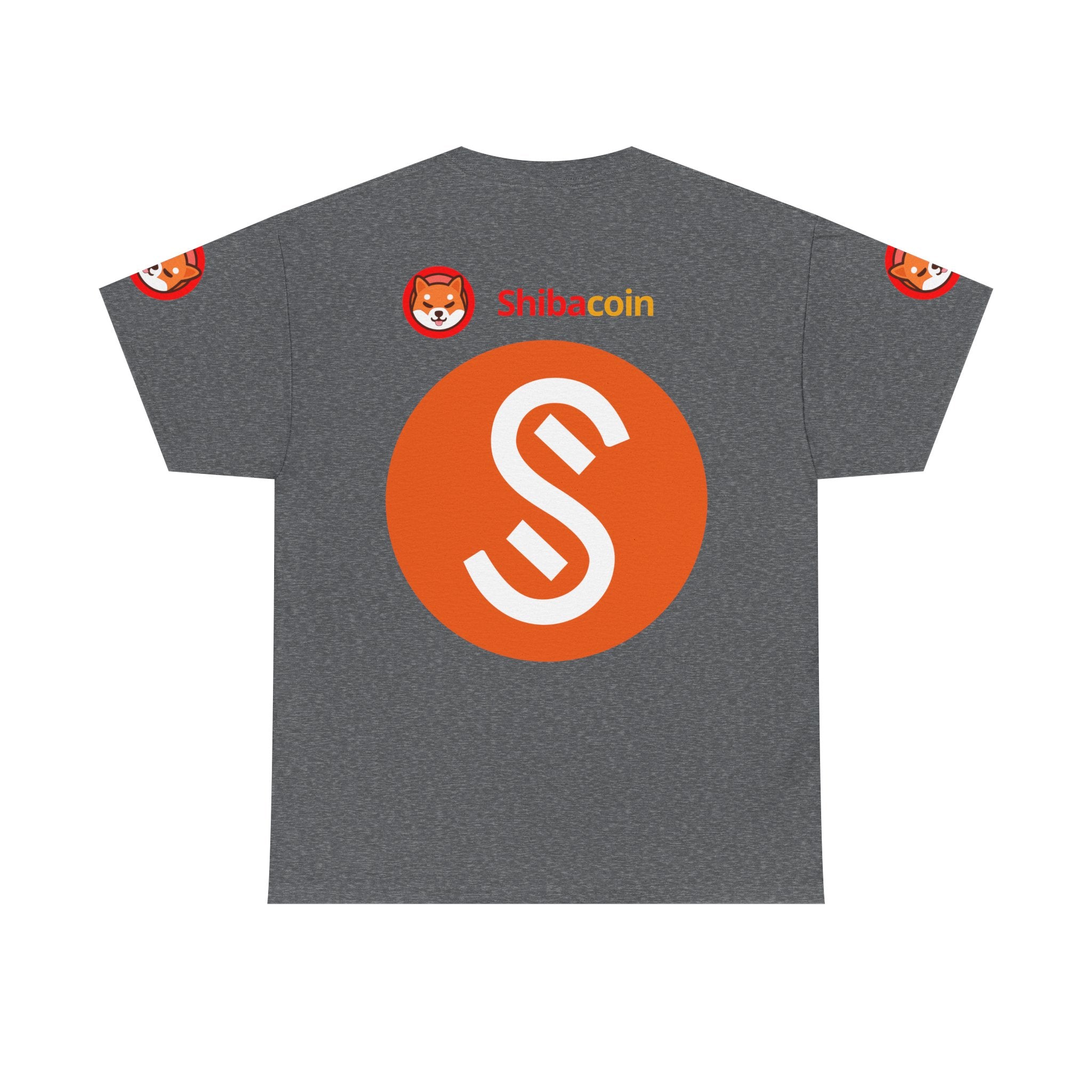 Official SHIC Unisex Heavy Cotton Tee | Crypto Fan Shirt, Doge Coin Tee, Casual Wear, Gift for Crypto Enthusiasts, Unique T-Shirt