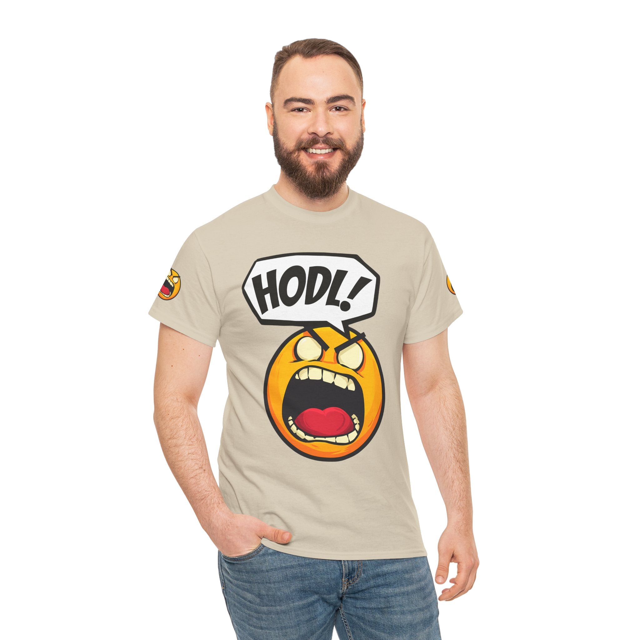 Bits Please HODL Collection, Heavy Cotton Tee, Unisex
