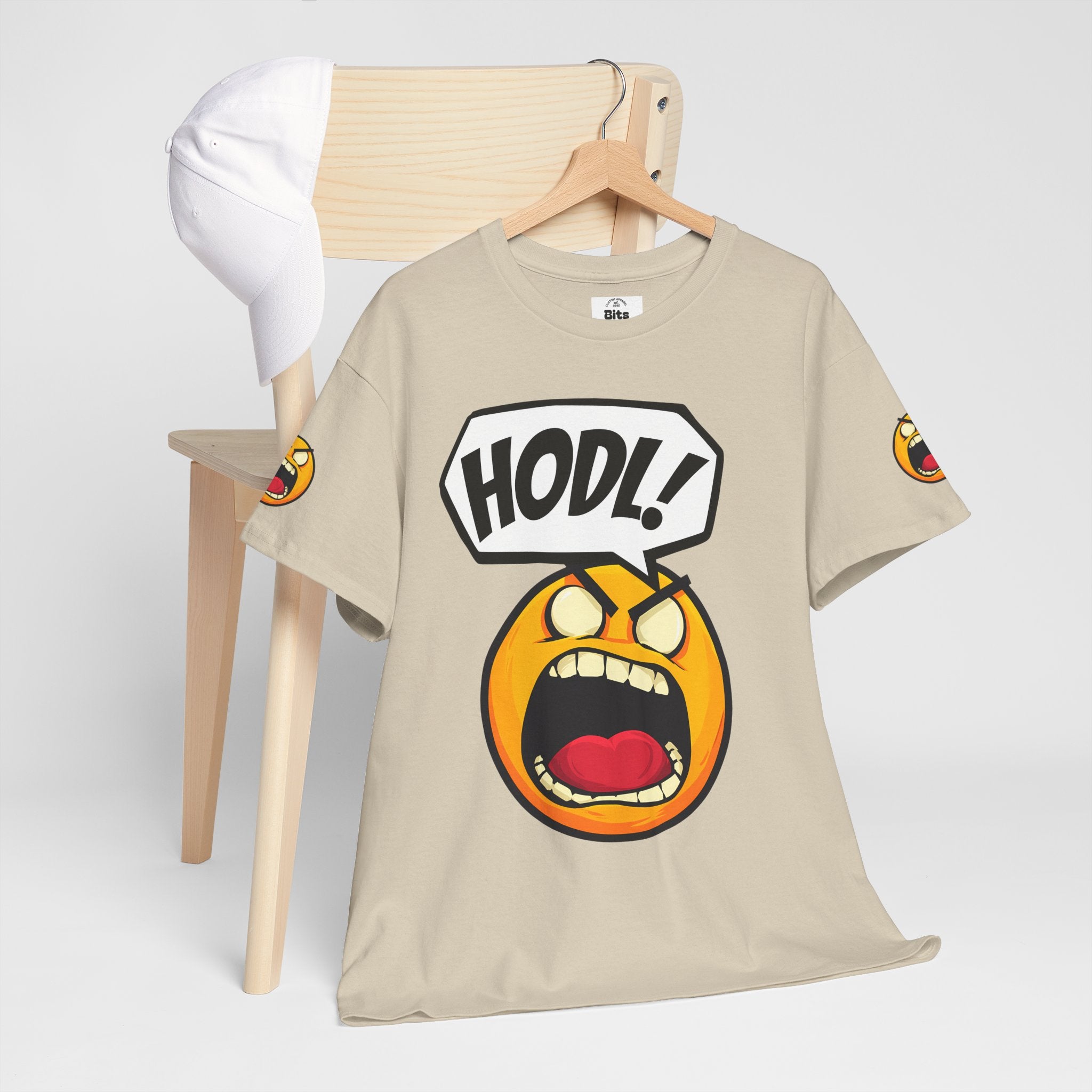 Bits Please HODL Collection, Heavy Cotton Tee, Unisex