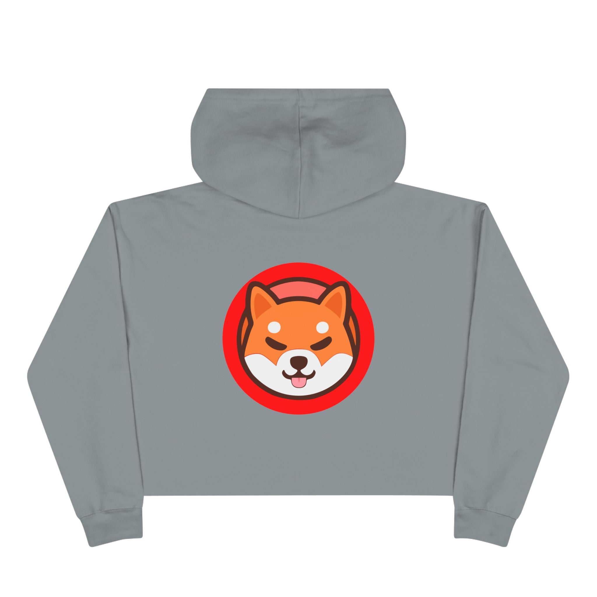 Official SHIC Crop Hoodie with SHIC Design, Trendy Sweatshirt for Crypto Lovers, Dog Lovers Gift, Perfect for Casual Days, Festival Wear