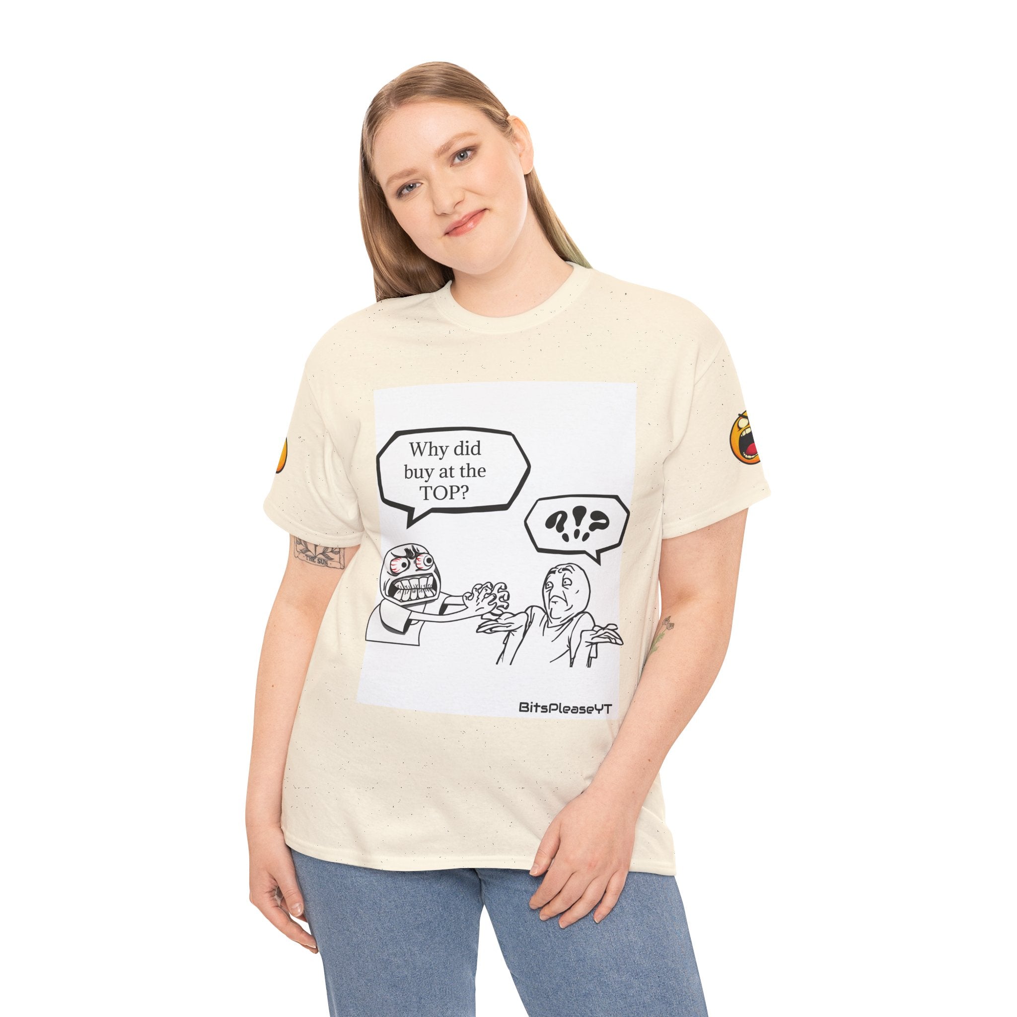 Meme T-Shirt Collection Created by Bits Please, Heavy Cotton Tee, Unisex