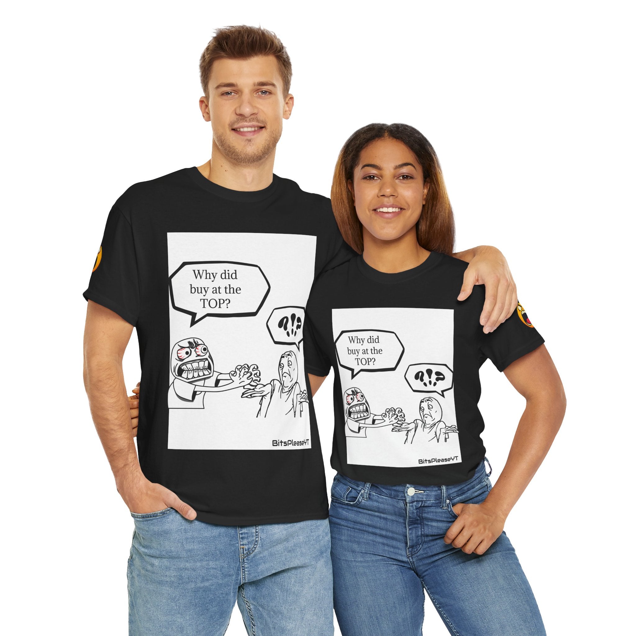 Meme T-Shirt Collection Created by Bits Please, Heavy Cotton Tee, Unisex