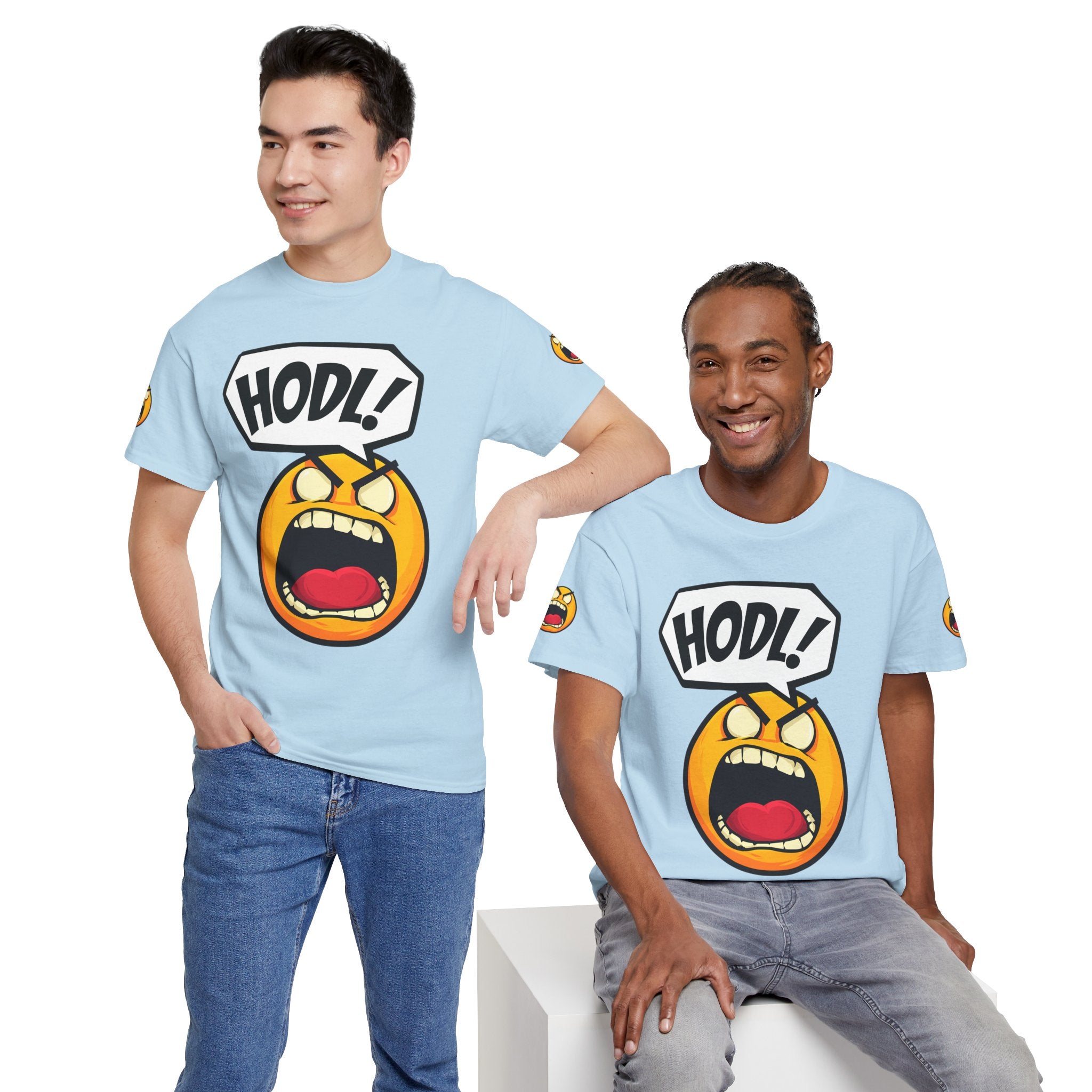Bits Please HODL Collection, Heavy Cotton Tee, Unisex