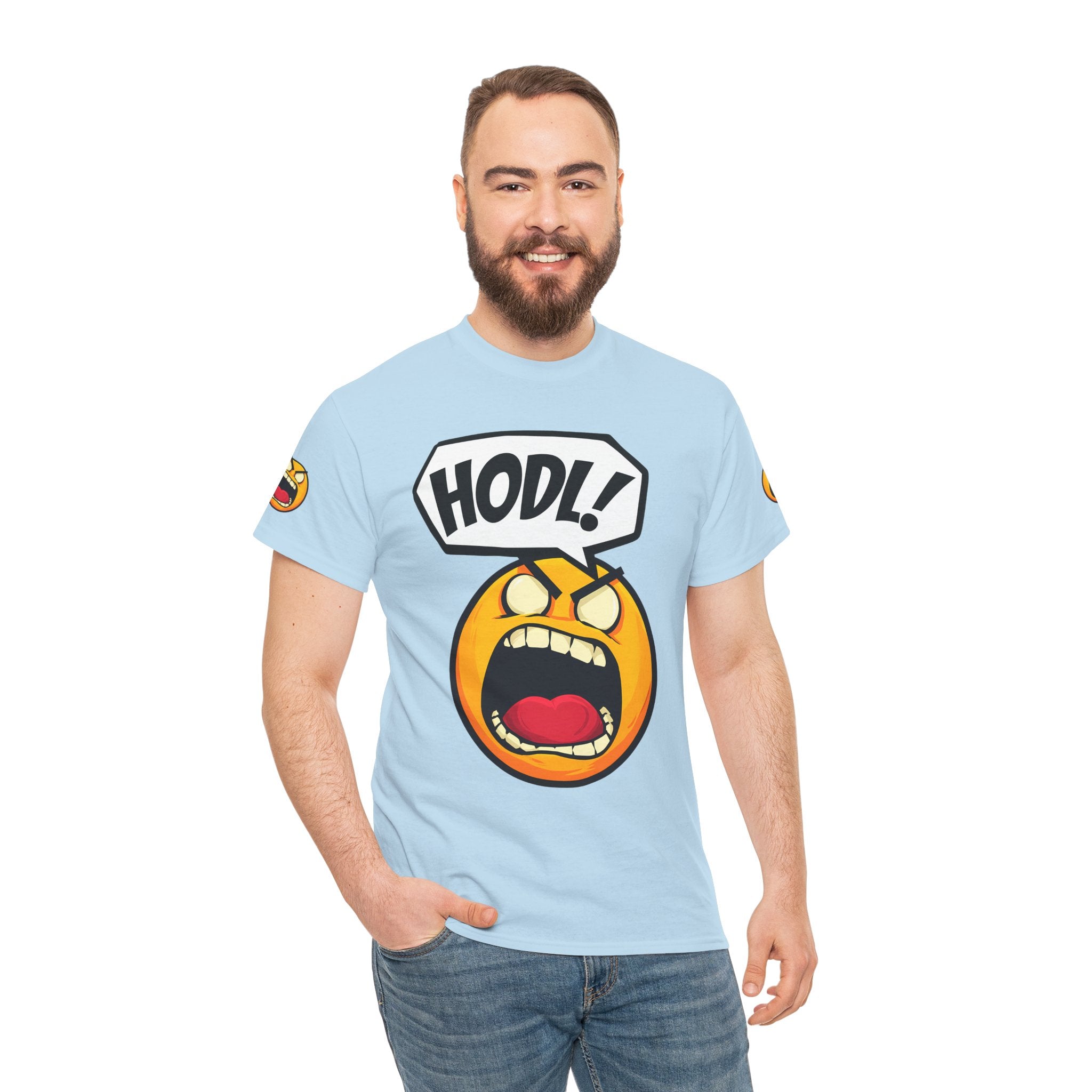 Bits Please HODL Collection, Heavy Cotton Tee, Unisex