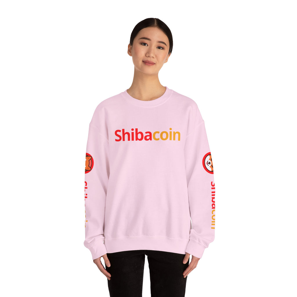 Shibacoin Sweatshirt, Unisex Crewneck, Cozy Gift, Trendy Fashion, Dog Lover Gift, Perfect for Holidays