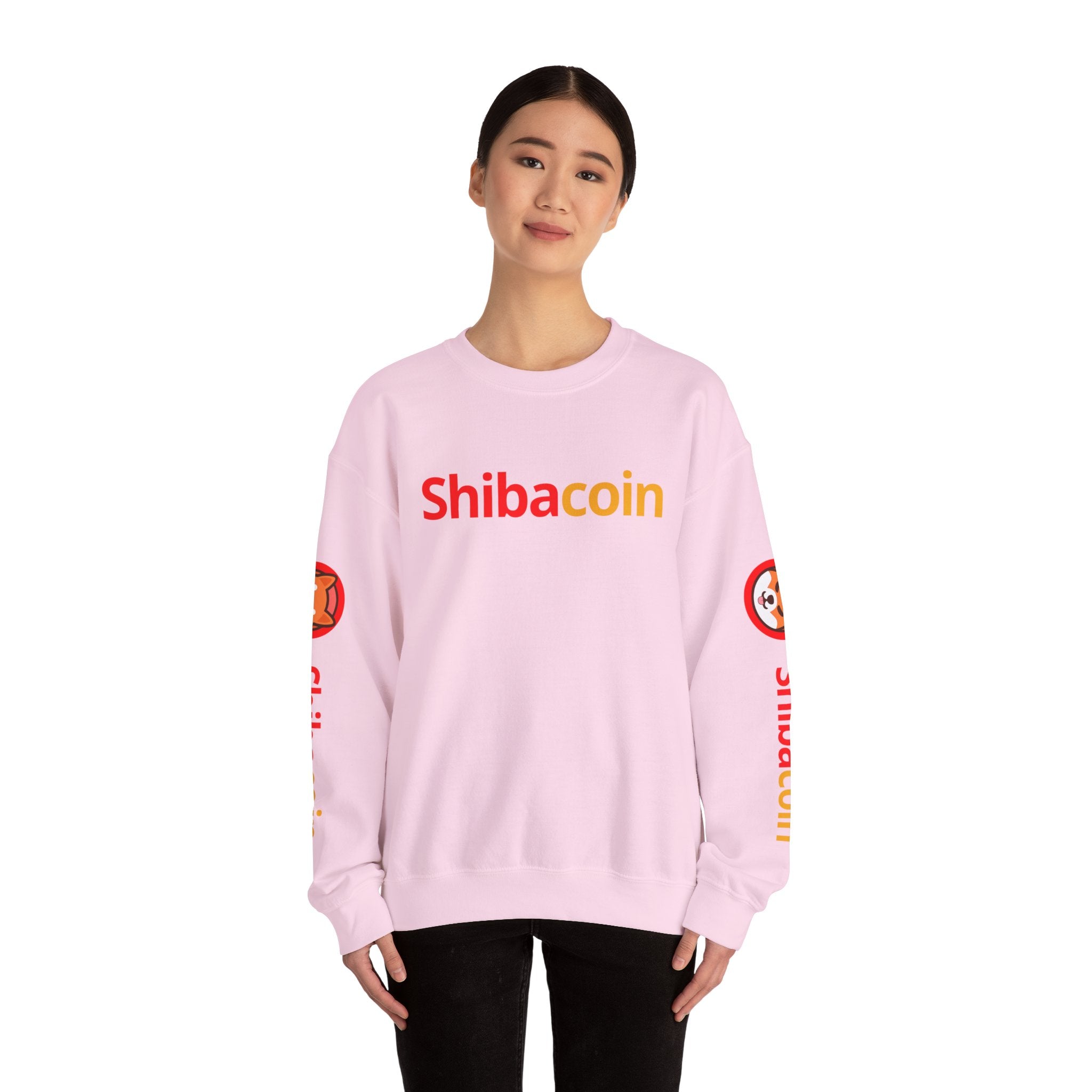 Shibacoin Sweatshirt, Unisex Crewneck, Cozy Gift, Trendy Fashion, Dog Lover Gift, Perfect for Holidays