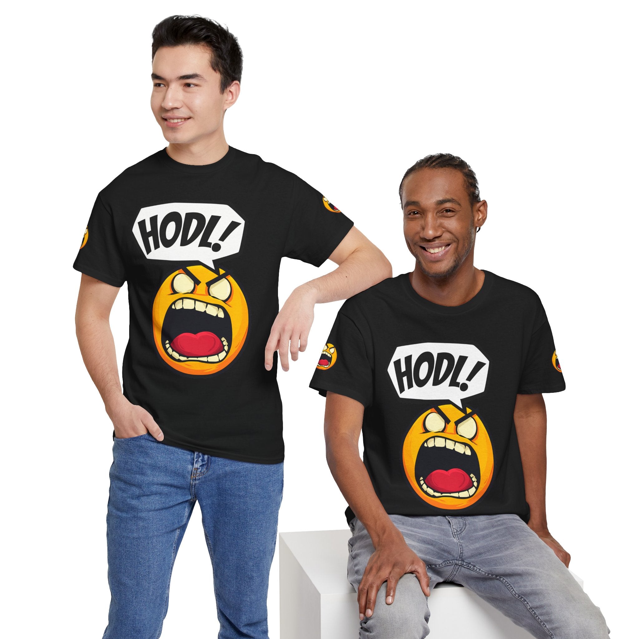 Bits Please HODL Collection, Heavy Cotton Tee, Unisex