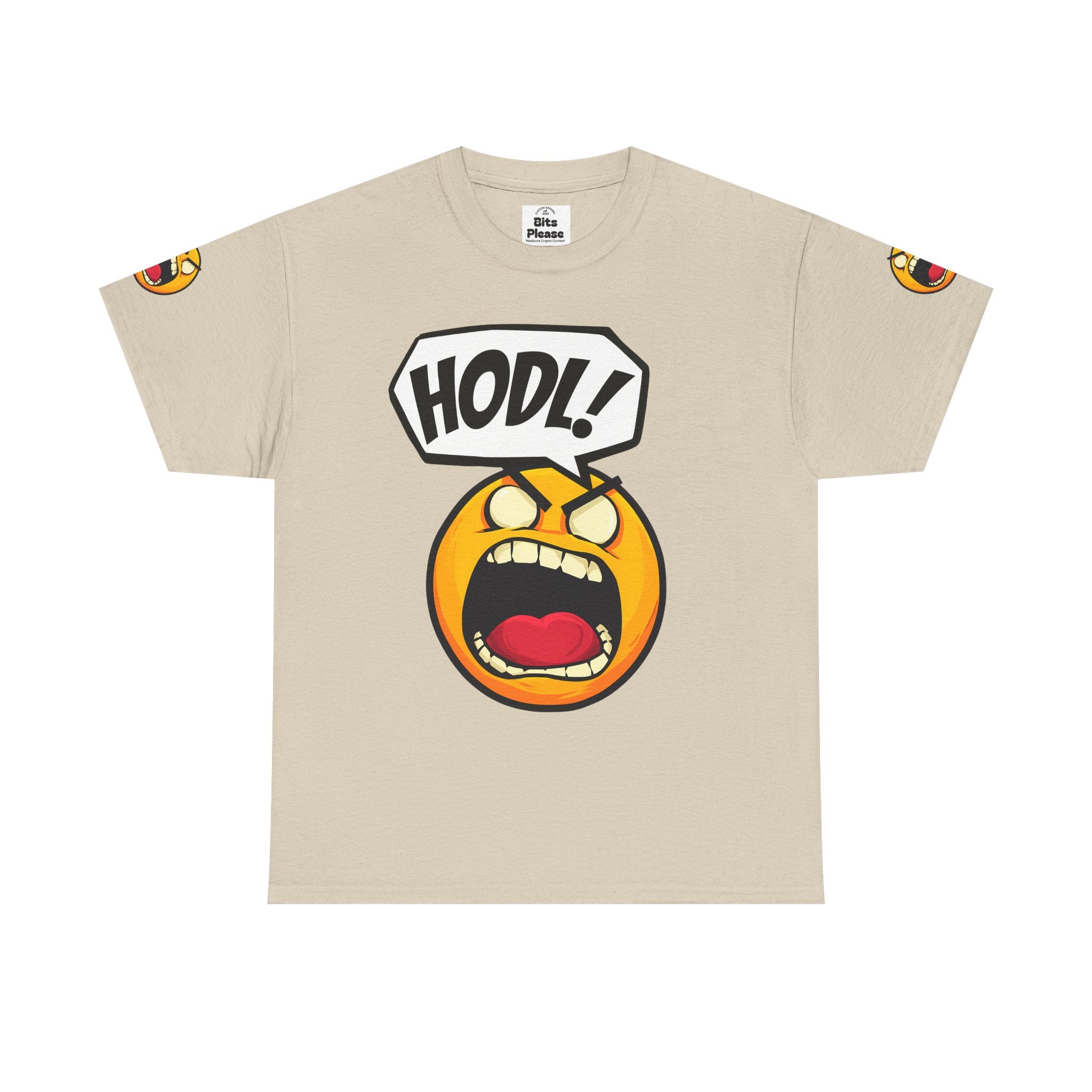 Bits Please HODL Collection, Heavy Cotton Tee, Unisex