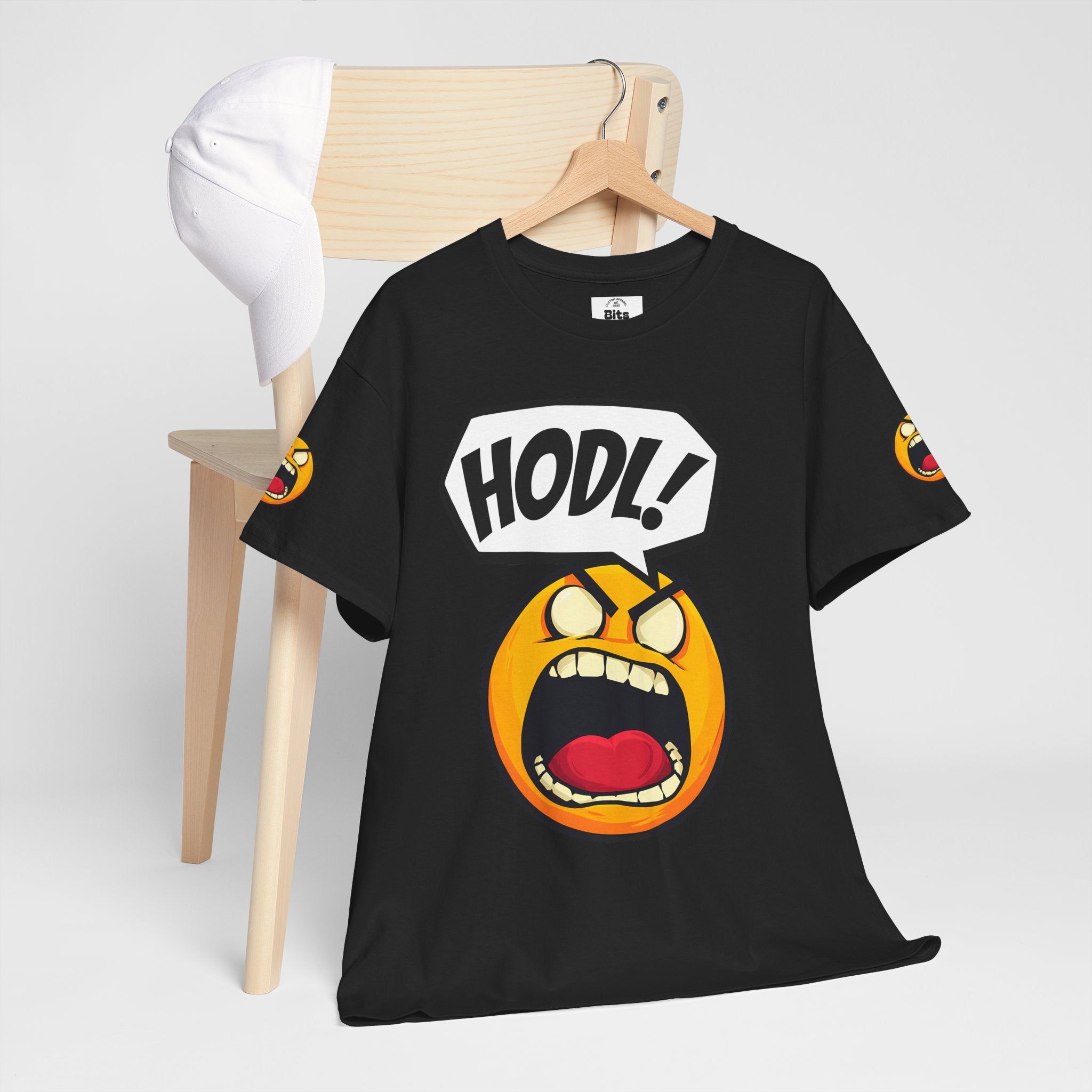 Bits Please HODL Collection, Heavy Cotton Tee, Unisex