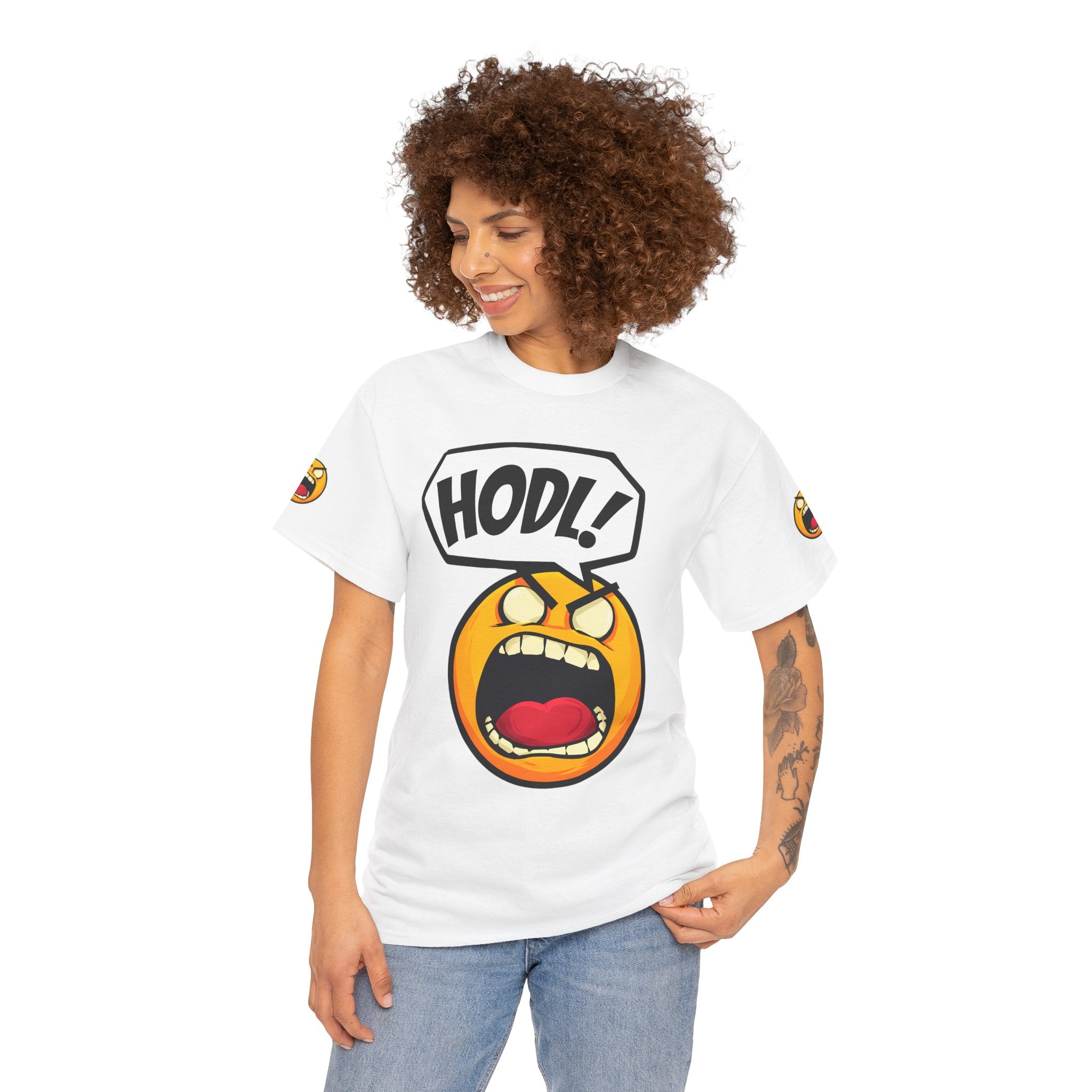 Bits Please HODL Collection, Heavy Cotton Tee, Unisex