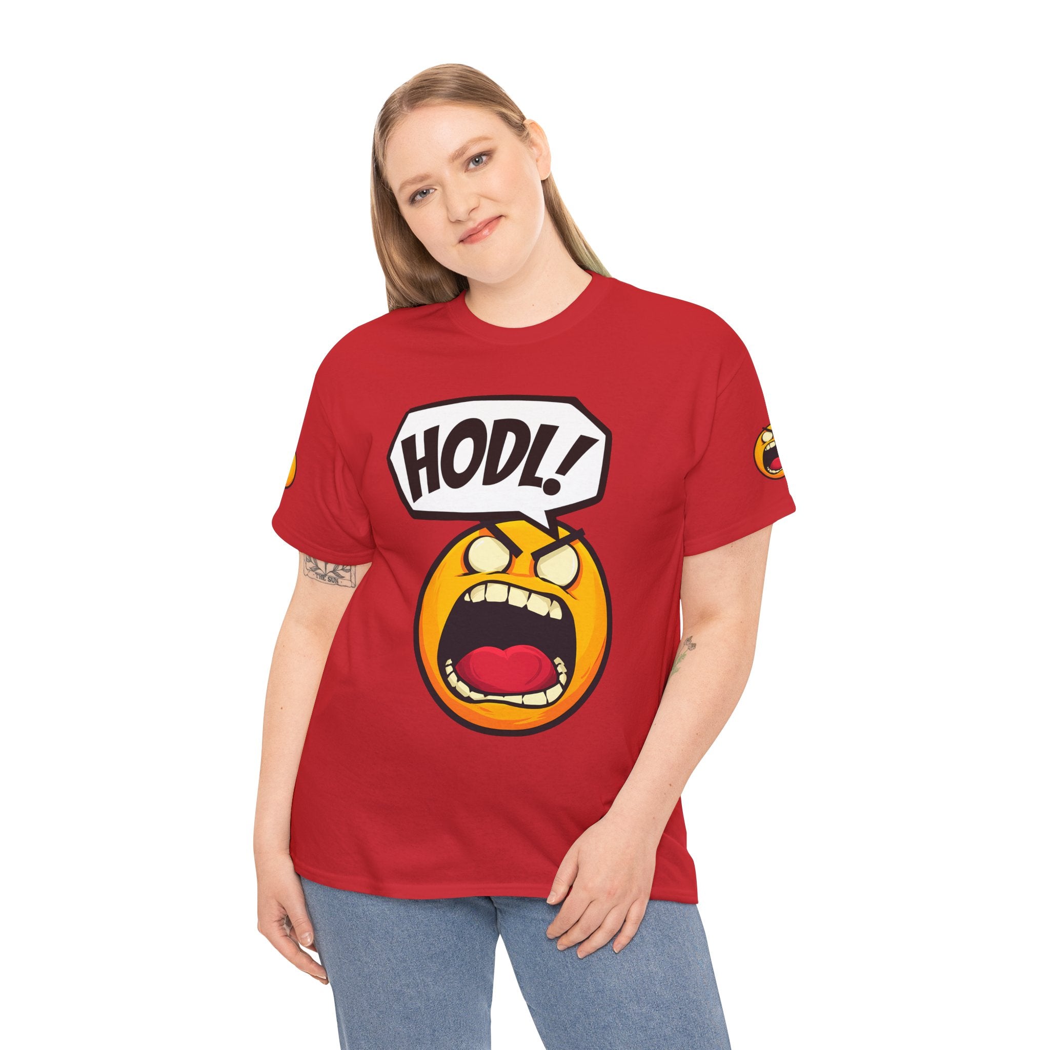 Bits Please HODL Collection, Heavy Cotton Tee, Unisex
