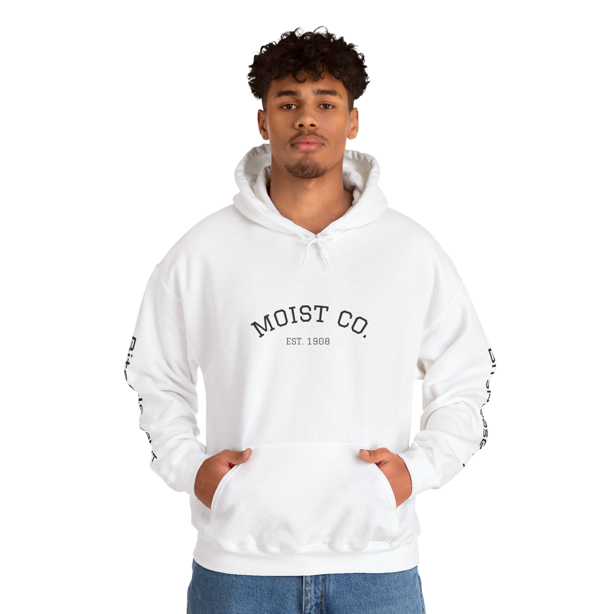 Moist Co. "I don't work here" Sweatshirt for Men, Women, and Teens